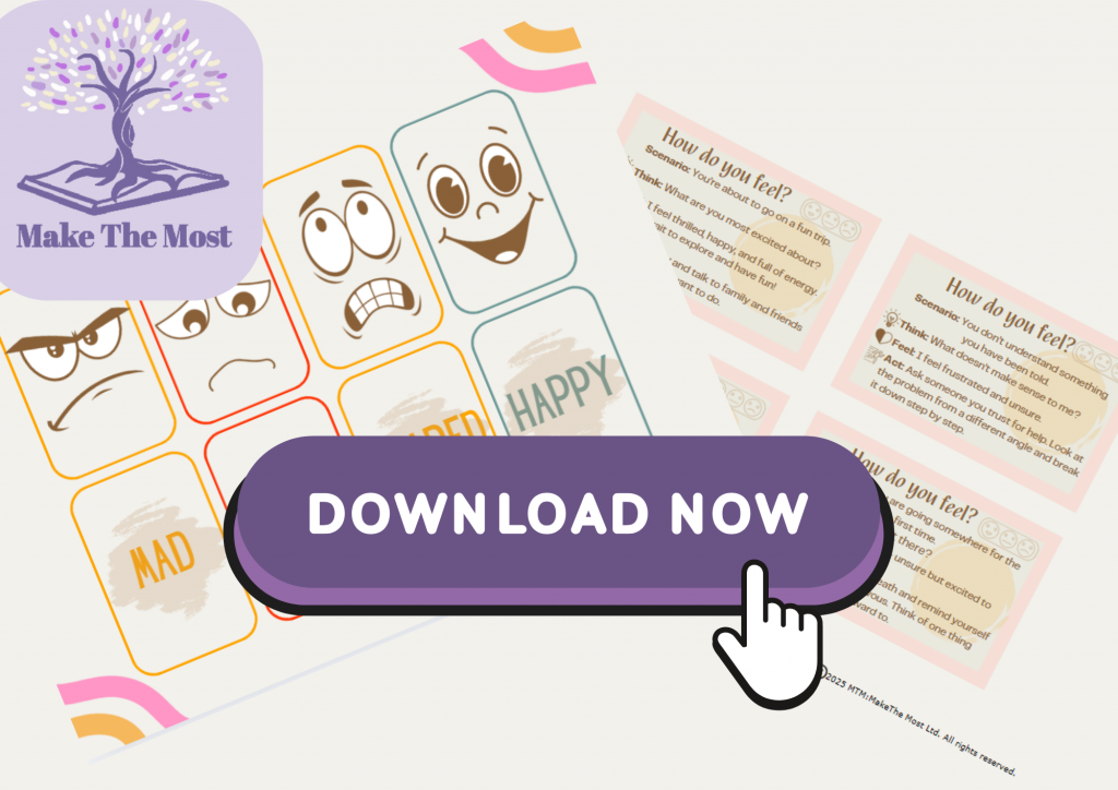 Printable Emotion Explorer Cards
