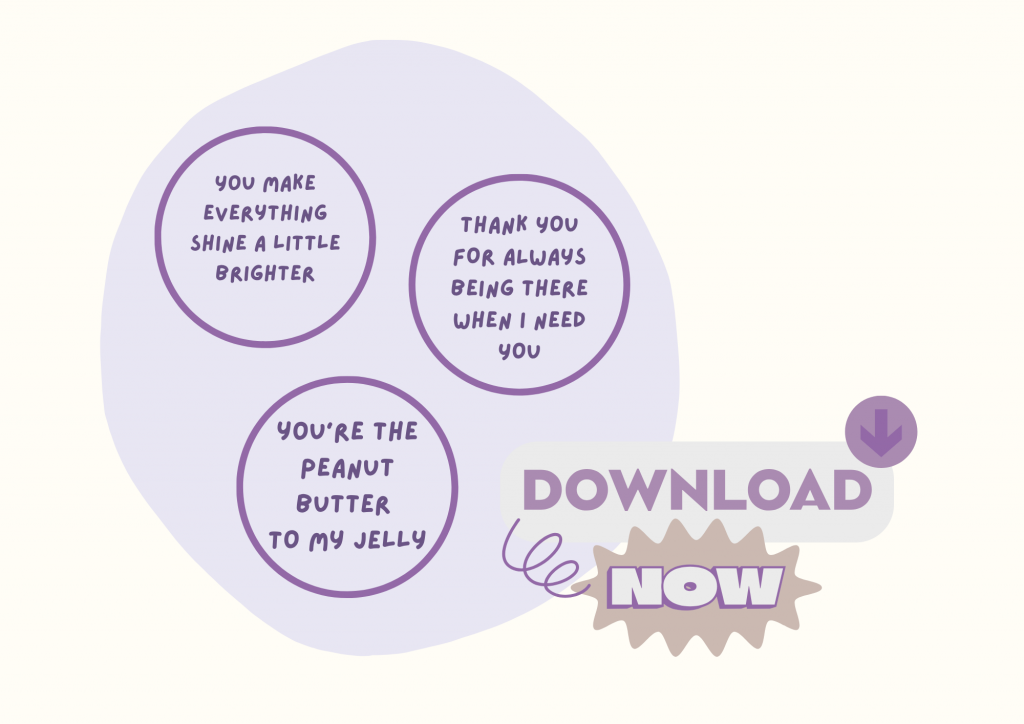 Printable Friendship Tokens