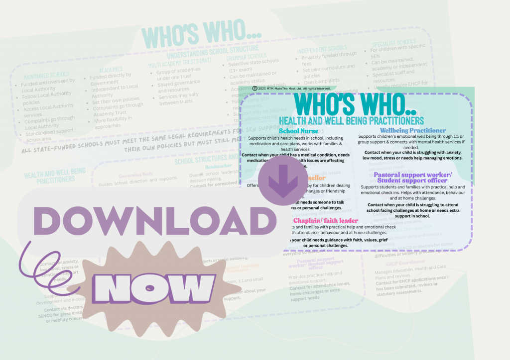 School Support & Staff Guide