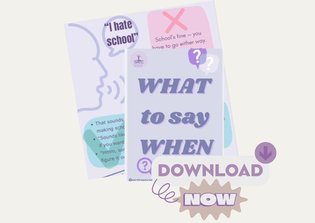 What to Say When...